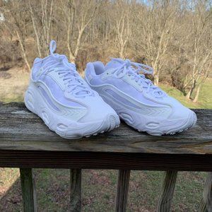 White Oznova "White Dash Grey" Adidas Adiplus White shoes